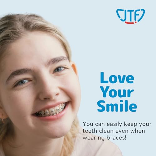 JTF Orthodontic Manual Toothbrush for Braces: 6 U-Shaped Tooth Brush with 6 Interdental Brushes, Ultra-Durable Bristles for Stain Removal and Deep Oral Clean, Toothbrushes for Tooth with Dental Device - Image 7