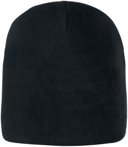 Bonnet Iron Maiden noir brodé unisexe style rock metal