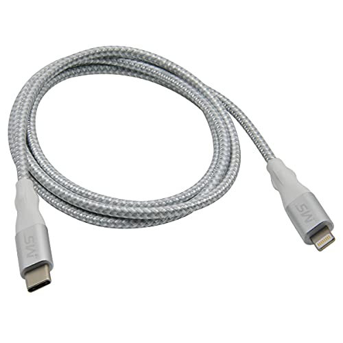 Cable Lightning compatible Mobile Spec MB06901 de 4 pies blanco para transferir datos 2