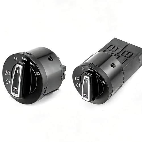 Interruptor de control de faros de 14 pines para VW Golf y Jetta con módulo sensor de luces 3