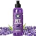 Natural Pet Spray - Aromatherapy Lavender Essential Oil & Primrose Fur Deodorizer - for Dogs & Puppies - Cat Grooming Spray - Cleaner & Odor Control Spray - Cruelty Free - Tear Free Formula 8 Oz