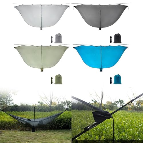 Red para moscas plegable y portátil para camping Minhe 210T nylon alta densidad gris miniatura 2