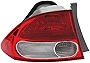 Dasbecan Rear Tail Light Assembly Left Side Break Lamp Compatible with Honda Civic Sedan Hybrid 2009 2010 2011 Replaces# 33551SNAA51 HO2818138