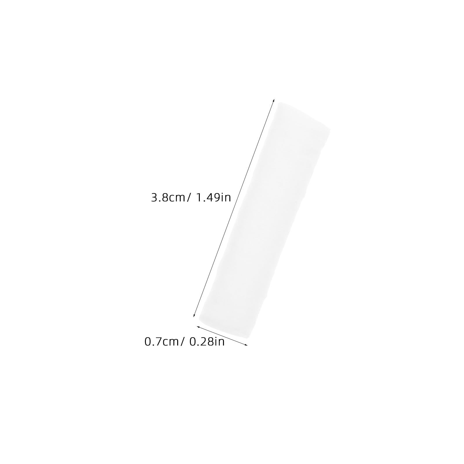 5 Piezas Rollo de Algodón Dental 8x38 Mm Blanco para Cuidado Bucal