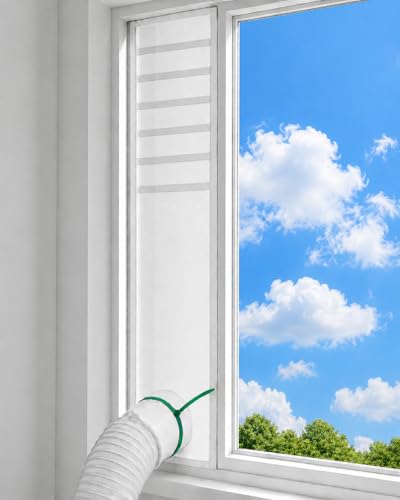 COVERTIFY Portable AC Window Vent Kit 10" x 38–62