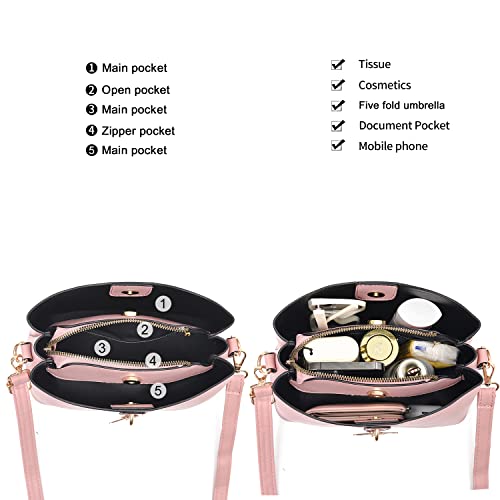 Image of Xiaoyu Small Crossbody Bags for Women Fashion Purses for Teenage Girls Lightweight Handbags Shoulder Bag
