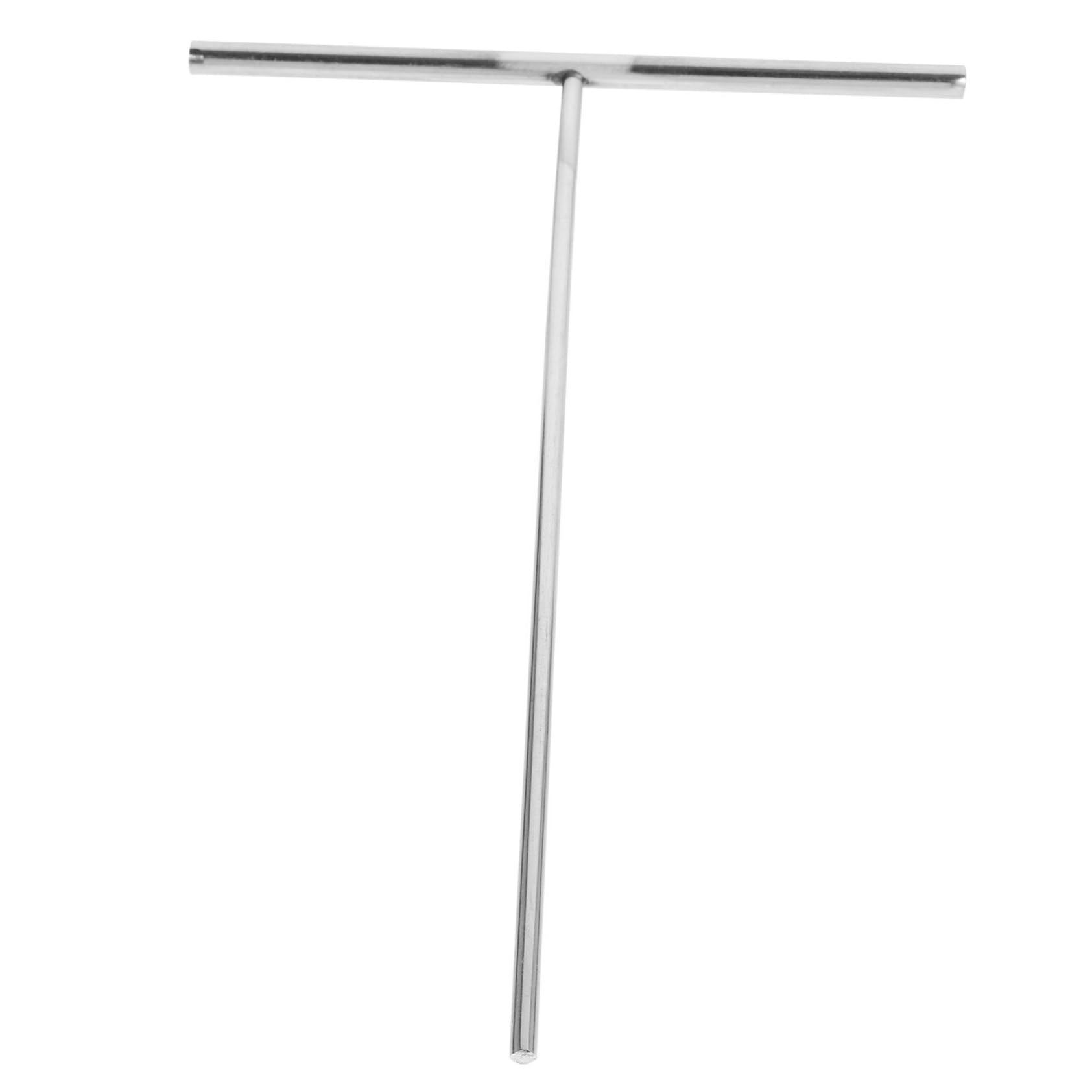 GRIRIW Stainless Steel Crepe Spreader Pancake Batter Spreader T-shaped Crepe Tool Easy-cooking Dishwasher Safe