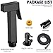 Handheld Bidet Sprayer for Toilet Cold Water Baby Cloth Diaper Sprayer Wall Mounted Brass Toilet Sprayer High Pressure Handheld Sprayer Kit with Angle Valve Baby Cloth Diaper Cleaning,Chrome (Color :