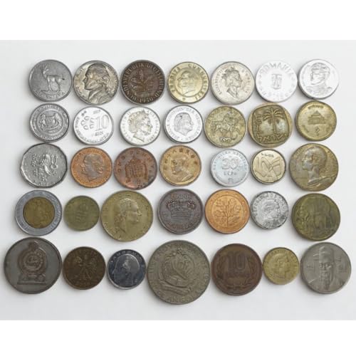 Image of ShubhCoins Kids Collection 35 Different Coins in World Series- Beginner Set Ideal for Kids Above 5 Years, School Projects and Gifting