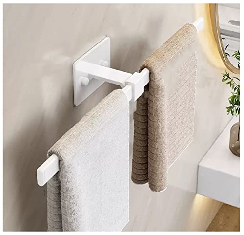 Porte-serviettes mural en acier inoxydable résistant pour salle de bain