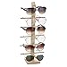 Mystes Schmuckkästchen Multi Layer Holz Sonnenbrillenanzeige Rack Regal Brillen Zeigen Standschmuckhalter for Multi Pairs Gläser Showcase Schmuckaufbewahrung (Color : 6 Pairs, Größe : As Detail)