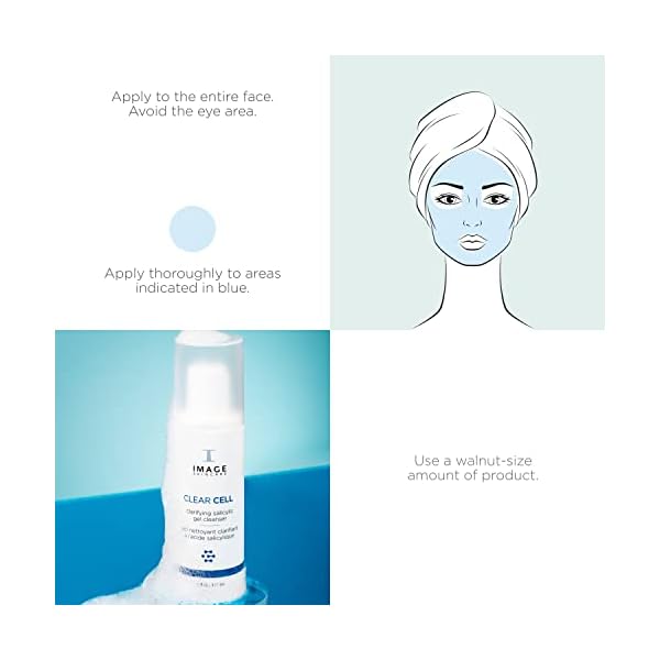 Image Skincare Skin Care CC-100N Clear Cell Salicyl-Gel-Reiniger, 177 ml – Bild 4