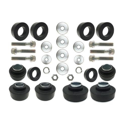 YJJYCPLA Body Mount Rubber Subframe & Hardware Kit for Chevy for Pontiac for Firebird 1967-1972 Trans and BM1018KIT