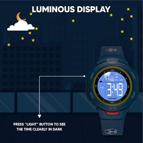 Image of V2A Kids Watch - Waterproof Multi-Functional Digital Sports Watch for Ages 5-13, 30M Water Resistance, Gift for 5-10 Year Olds
