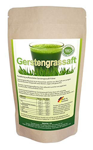 Preisvergleich Produktbild GERSTENGRASSAFT-PULVER 250 g LABORGEPRÜFT in Deutschland