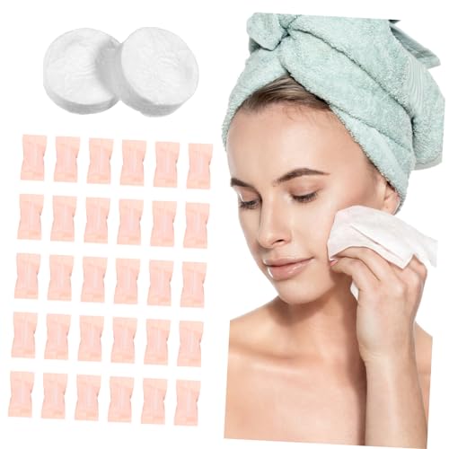 BATHVEVE 100Piezas Toallas Comprimidas Desechables Unidades Limpieza Facial y Absorbentes y Camping de Usar y Envasadas Individualmente