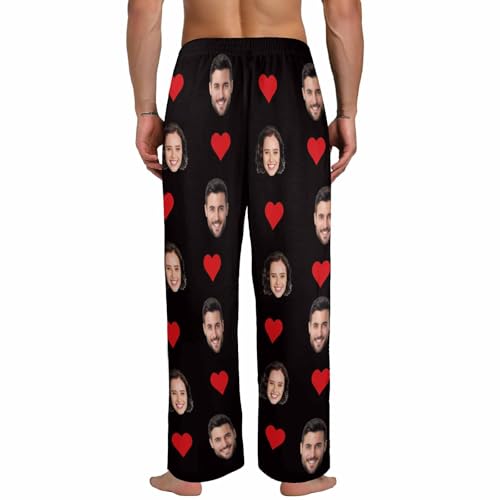 Personalized Face Pajamas Pants For Women Men Custom Photo Pajamas Pants Pajama Bottoms Sleepwear Customized Pet Pj Pants3