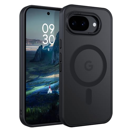 GaoBao �}�O�l�b�g�� Google Pixel 10a�p �P�[�X [Mag-Safe�Ή�] [16FT �R�p�O���[�h�̗����ی�] ������ �}�b�g �X���� �ϏՌ� �ی�P�[�X Google Pixel 10a�p �u���b�N