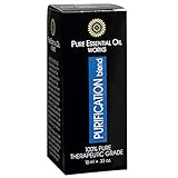 Pure Essential Oil Works Purification Blend, 100% Pure, Natural, Paraben-Free and Therapeutic Grade with Euro-Style Dropper, 10 ml/0.33 oz.