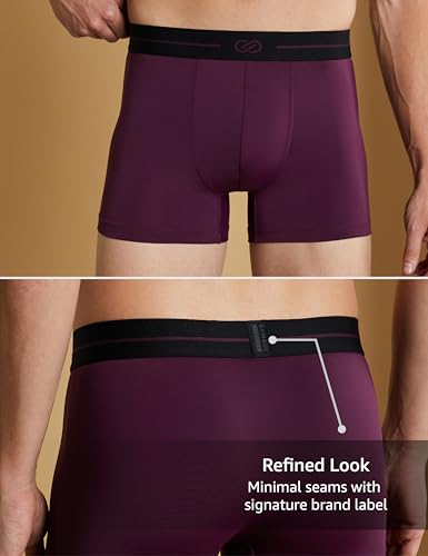 Image of Symbol Premium Men's Microfiber Blend Ultra-Soft Stretch Trunks | Underwear (Available in Combo Packs)