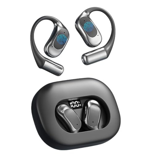 KI Übersetzer Kopfhörer mit Echtzeit Übersetzung, Bluetooth 5.4 Translator Earbuds mit Touchscreen, HiFi Sound LED Batteriestandsanzeige,144 Sprachen, Kopfhörer für Meetings, Reisen & Sport