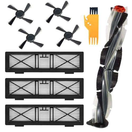BBT BAMBOOST Replacement Compatible with Neato D3, D7, D4,D5,D6,D8,D9,D75,D80,D85, Accessories for D Series and Neato Botvac Connected Robot Vacuums, Side Brush, Filter, Main Roller Brush