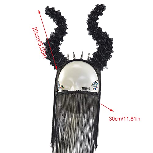 Bandeau cornes de diable Halloween idéal pour soirée déguisée - 3