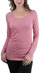 Hot Red - Wide Scoop Neck