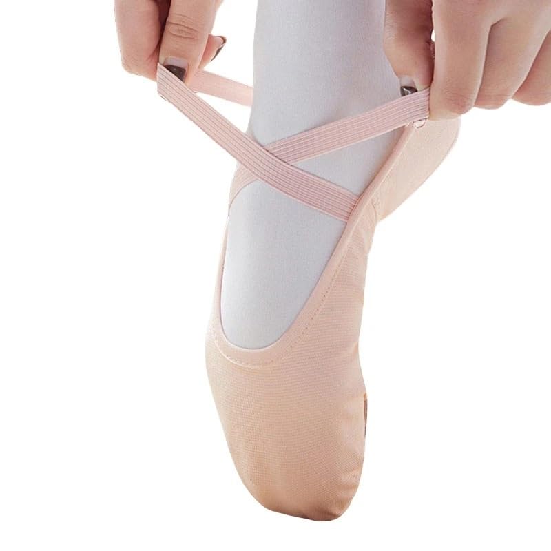 Tanzschuhe Damen Ballettschuhe for Mädchen Ballettschuhe Damen Tanzschuhe Canvas Weiche Sohle Ballett Tanzschuh Mädchen Damen Ballettschuhe