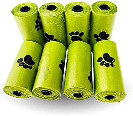Poo bags Doggy Waste Bag Biodegradable Extra Thick Poo Bag 10 Rolls Pack of 200 Eco-friendly Upgraded Version Pet Poop havey duty Bags - 100% Leak Proof (Color Green)