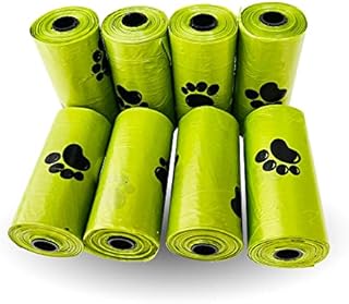 Poo bags Doggy Waste Bag Biodegradable Extra Thick Poo Bag 10 Rolls Pack of 200 Eco-friendly Upgraded Version Pet Poop havey duty Bags - 100% Leak Proof (Color Green)