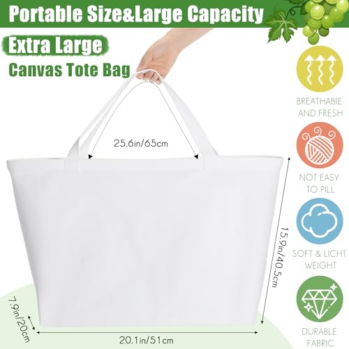 Sac fourre-tout extra large en toile lavable et ultra résistant - 2