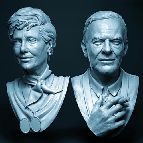 Busto de resina 1/10 miniatura gris de alta definición para pintar y montar 7l4fj27z