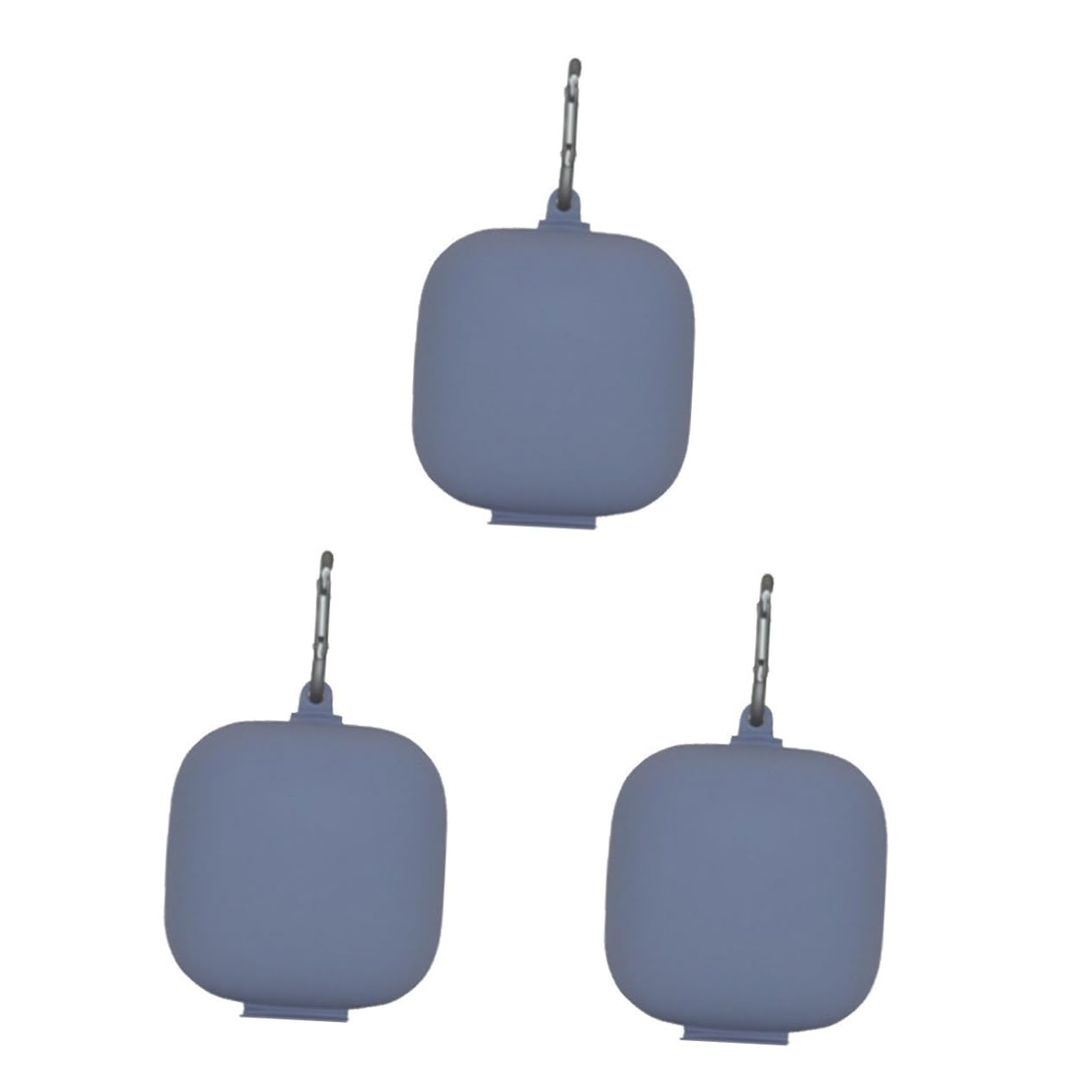 Angoily Caja De 3 Piezas Estuche para Auriculares Profesionales Funda De Silicona para Auriculares Cubierta De La Caja De Auriculares Caso Sin Conexión Cubrir Caja del Cargador Inalámbrico