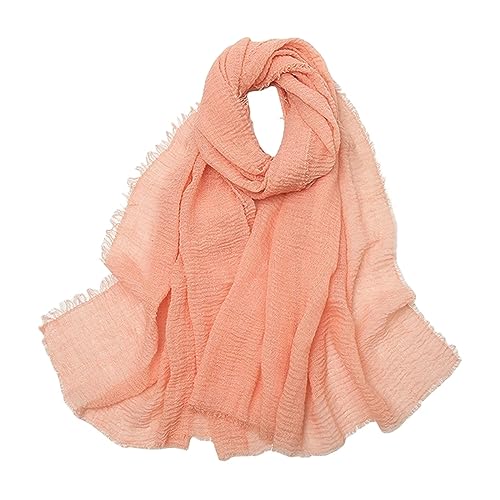 Écharpe d'été anti-UV en coton et lin, le châle doux et protecteur