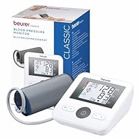 Beurer BM 27 Oberarm-Blutdruckmessgerät mit Manschettensitzkontrolle, klinisch validiert, für Oberarmumfänge von 22-42 cm, Risikoindikator, Arrhythmie-Erkennung, Meldung bei Anwendungsfehlern