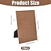 FREEBLOSS 10pcs Easel Back for Picture Frame Replacement Picture Frame Back Stand Replacement Photo Board for Pictures Tiles 4.9x6.9