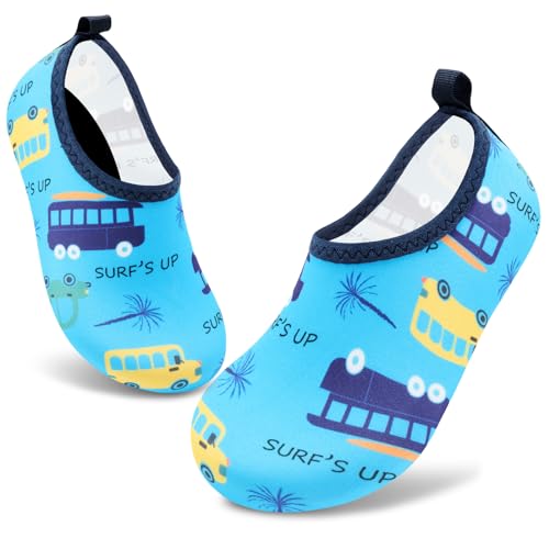 Image of VIFUUR Kids Water Shoes Girls Boys Quick Dry Aqua Socks for Beach Swim Outdoor Sports