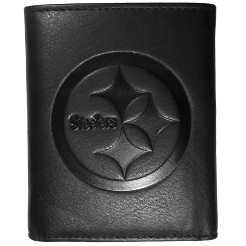 Image of Siskiyou NFL Unisex Embossed Leather Tri-fold Wallet