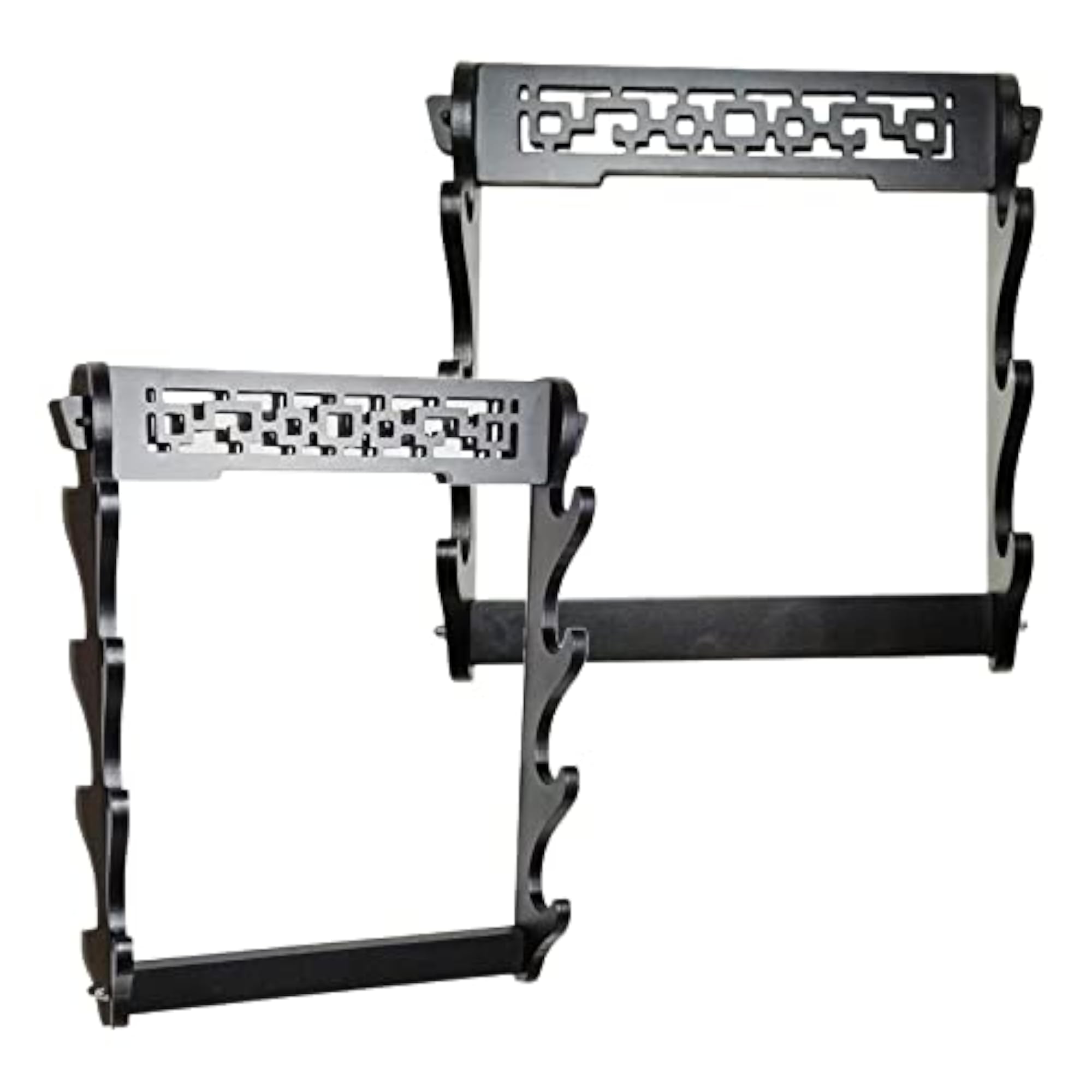 Wall Mounted Samurai Flute Rack Holder, Display Stand