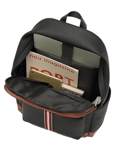 Image of FUR JADEN Vegan Leather Stylish 15.6 Inch Laptop Backpack Travel Weekender Bag For Men Women