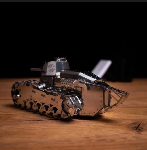 METAL-TIME Nimble Fighter Tank, Tank FT-17 Model, Metal FT-17 Tank Model, 3D Puzzle Building Crafts, Collectible Figurine - Image 4