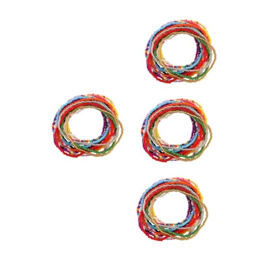Pulseras tobilleras bohemias para fiesta hawaiana y moda de playa de mujer