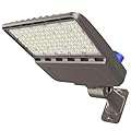 JC-LGL Parking Lot Light 200W 480V, LED Shoebox Light IP65 Waterproof Dusk to Dawn LED Parking Lot Light with Slip Fitter for Parking Lot Sports Stadium