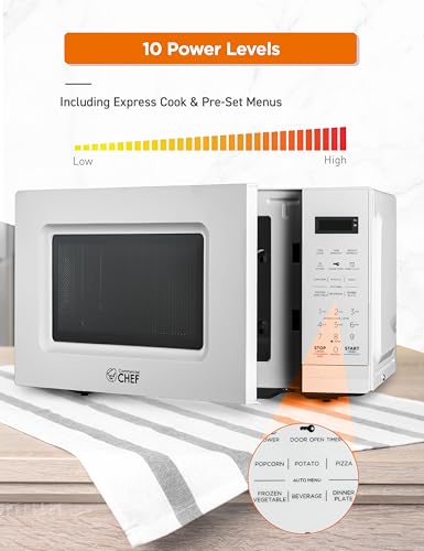 COMMERCIAL-CHEF-07-Cu-Ft-Microwave-with-10-Power-Levels-700W-Microwave-with-Digital-Display-Countertop-Microwave-with-Child-Safety-Door-Lock-Programmable-with-Push-Button-White