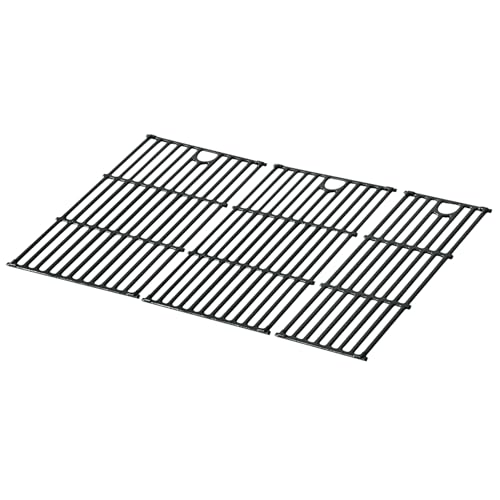 Gcostar 463448021 Cast Iron Cooking Grates for Charbroil Performance 463448021 463449021 463466522 463455021 5 Burner Grill 17 Inch Cooking Grids for Charbroil Replaces Parts G426-0004-W1 G426-0005-W1