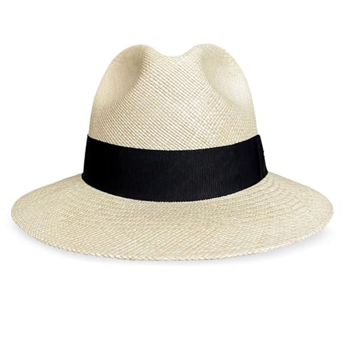 Image of Panama Jack Premium Safari Straw Hat - Handwoven, Lightweight & Breathable, 2 5 /8 inch Brim