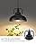 COTTMIC Black Farmhouse Pendant Light 2pack, 11.4in Vintage Kitchen Pendant Light Fixture, Adjustable Height, Modern Pendant Lighting, Metal Pendant Lights for Kitchen Island, Dining Room E26 Base