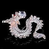 Zoom IMG-1 enamel vintage dragon brooch pin Zoom IMG-1 enamel vintage dragon brooch pin