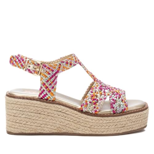 XTI - Sandalia Mujer Fucsia - Calzado Cómodo y Versátil - Moda casual - Modelo 14394201 (Talla 36)